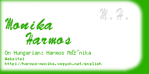 monika harmos business card